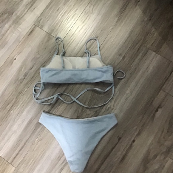 Baby Blue Two Piece Siwm - Picture 3 of 4